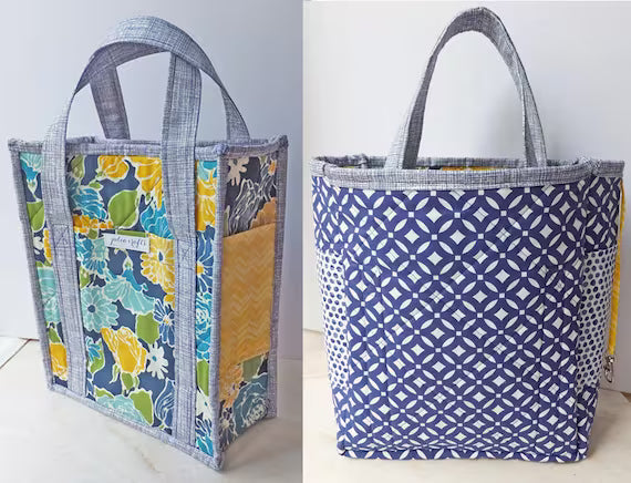 Quilted tote bag